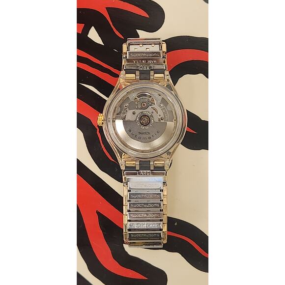 Swatch watch GOLDEN SIXTIES SAK115 1995 Automatic 23 Jewels Swiss made NOS - Picture 6 of 10